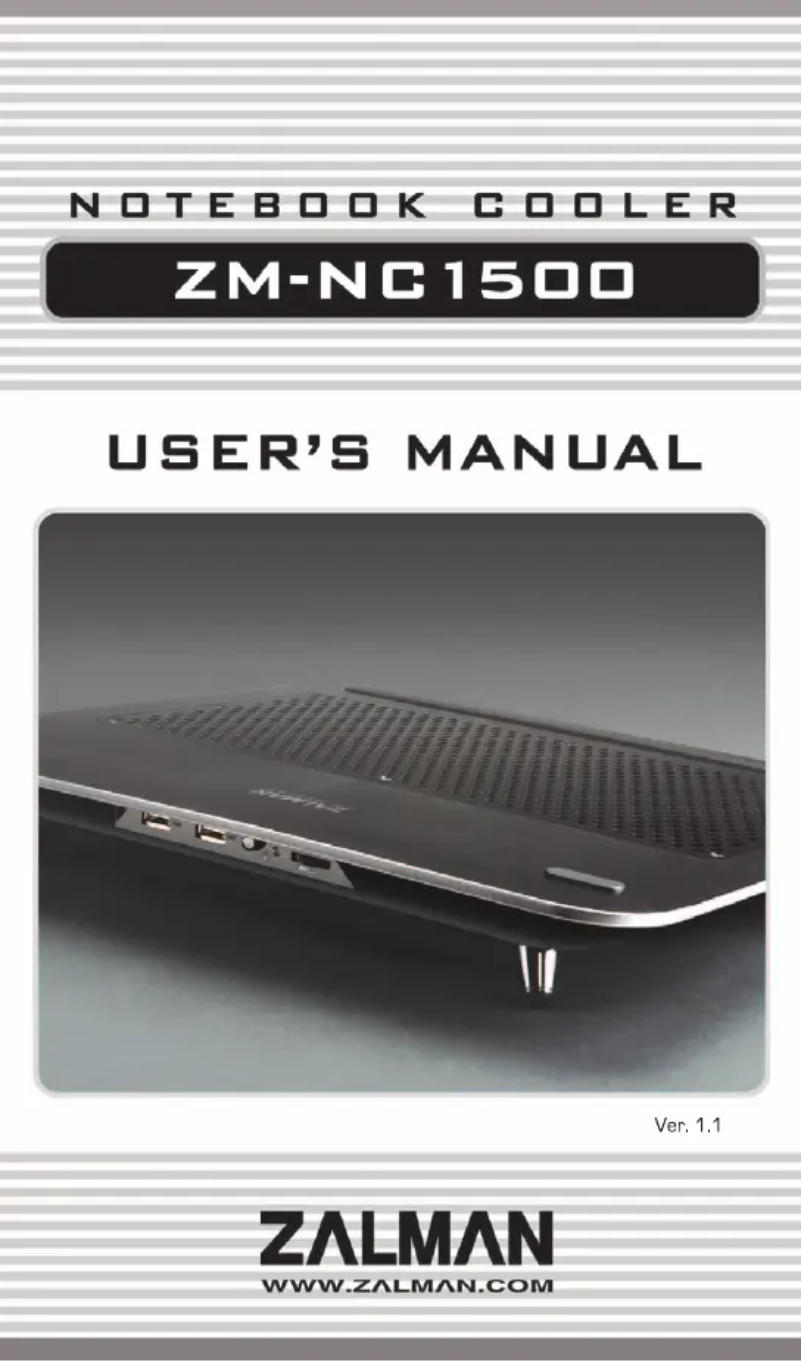 Page n°1 - Manuel utilisateur Zalman ZM-NC1500W