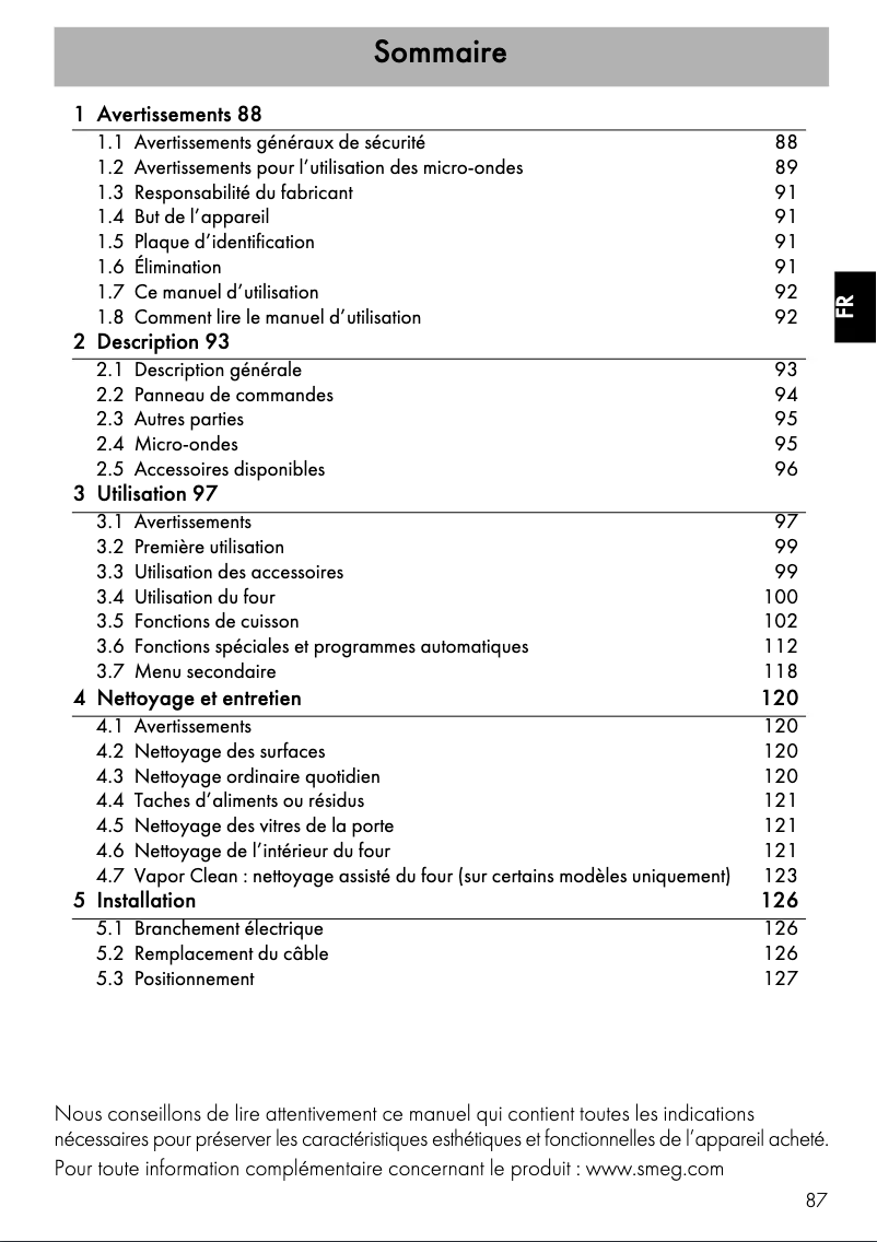 Image de la première page du manuel de l'appareil SF4920MCP