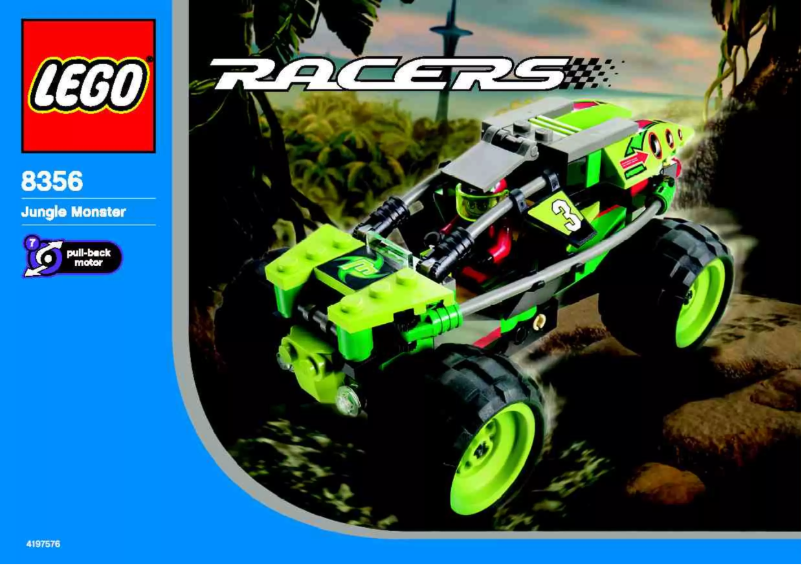 Page n°1 - Manuel utilisateur Lego Racers 8356