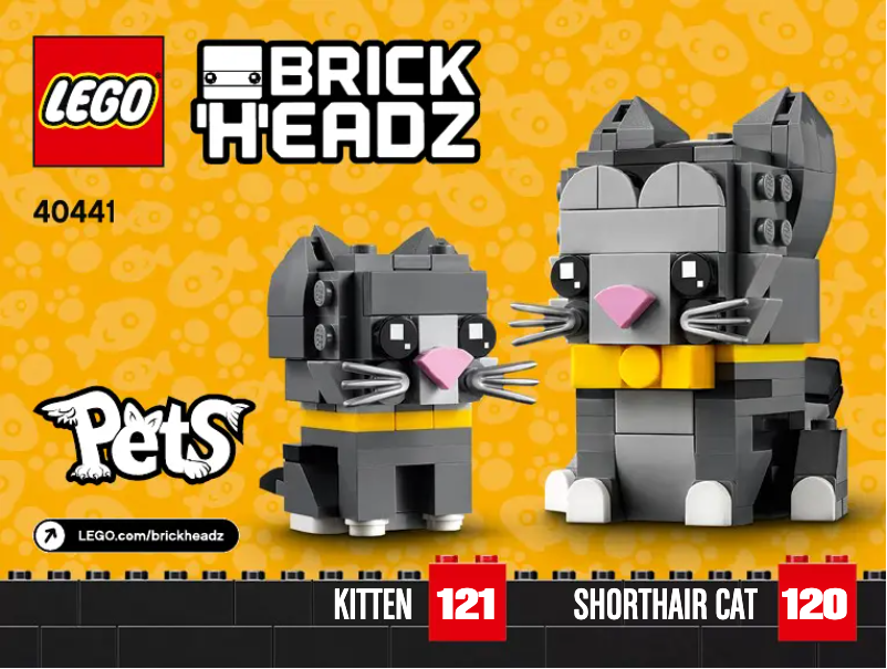 Page n°1 - Manuel utilisateur Lego Brickheadz 40441