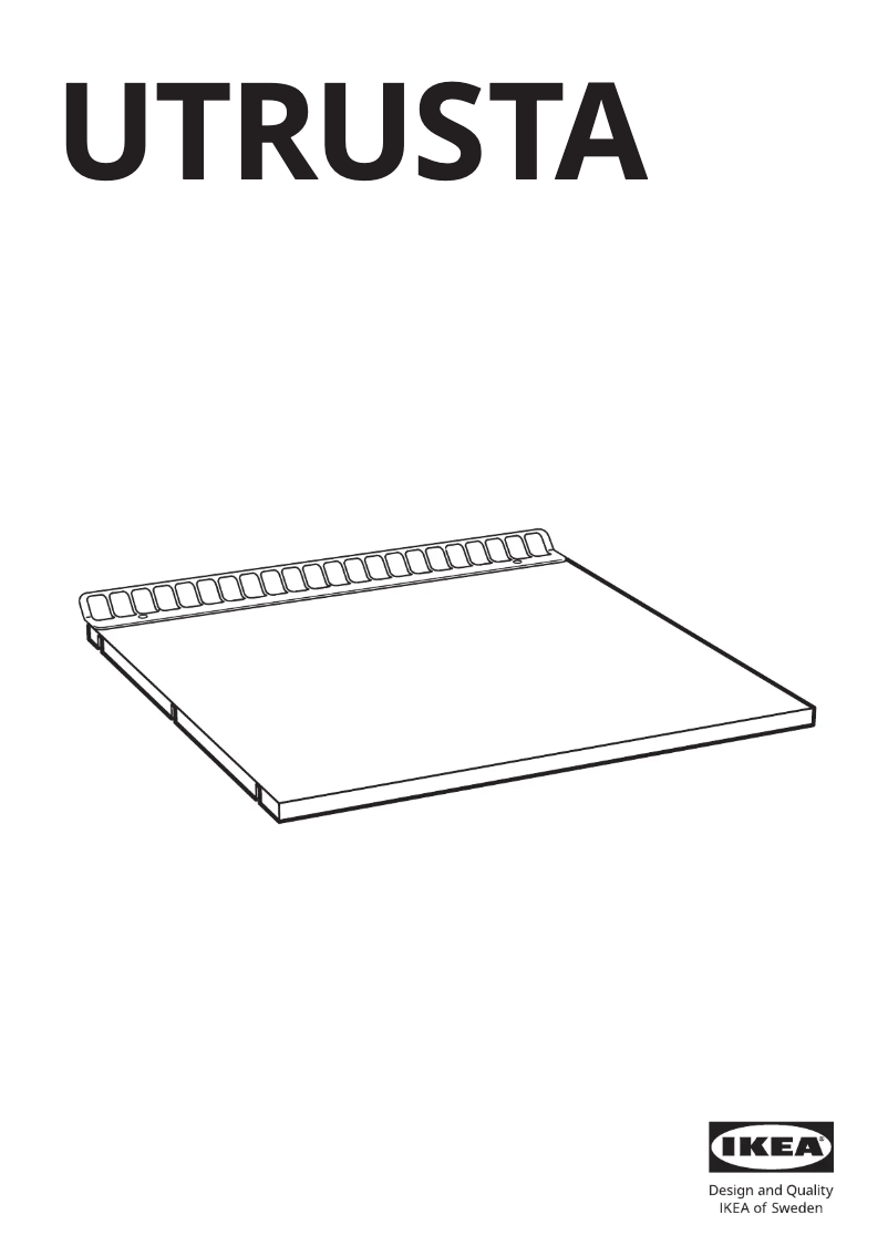 Image de la première page du manuel de l'appareil UTRUSTA 102.135.72