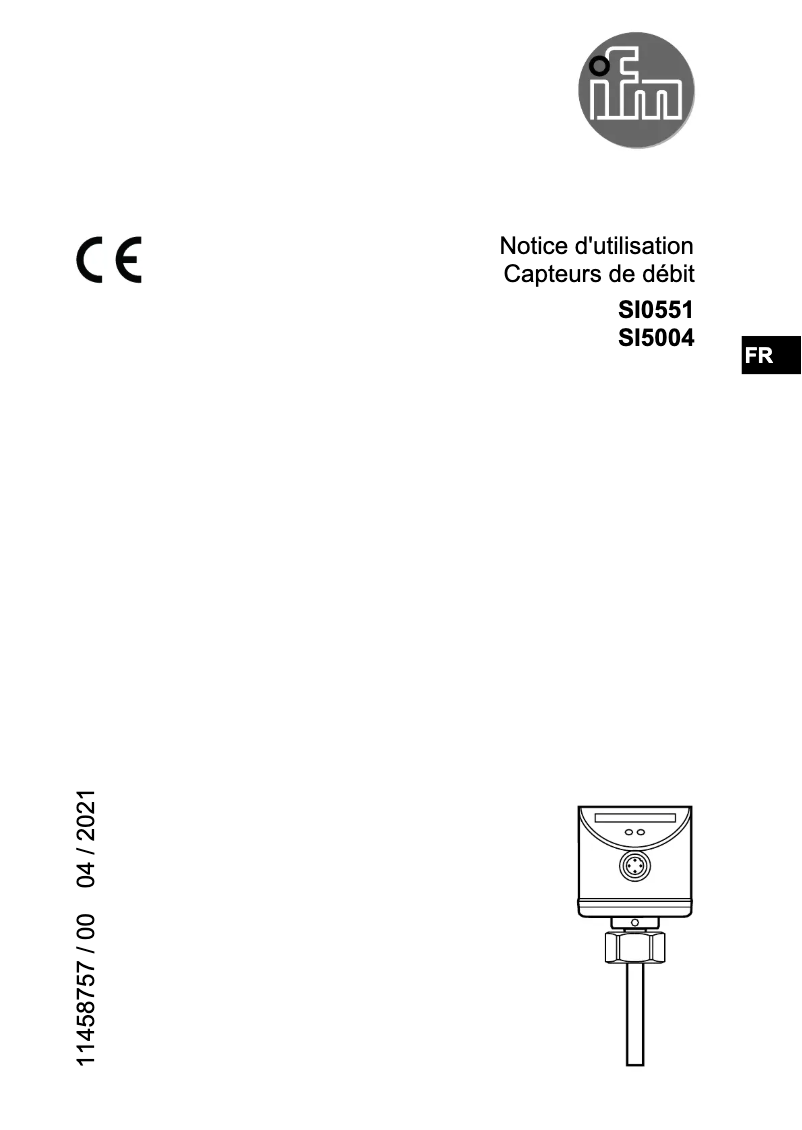 Image de la première page du manuel de l'appareil SI0551