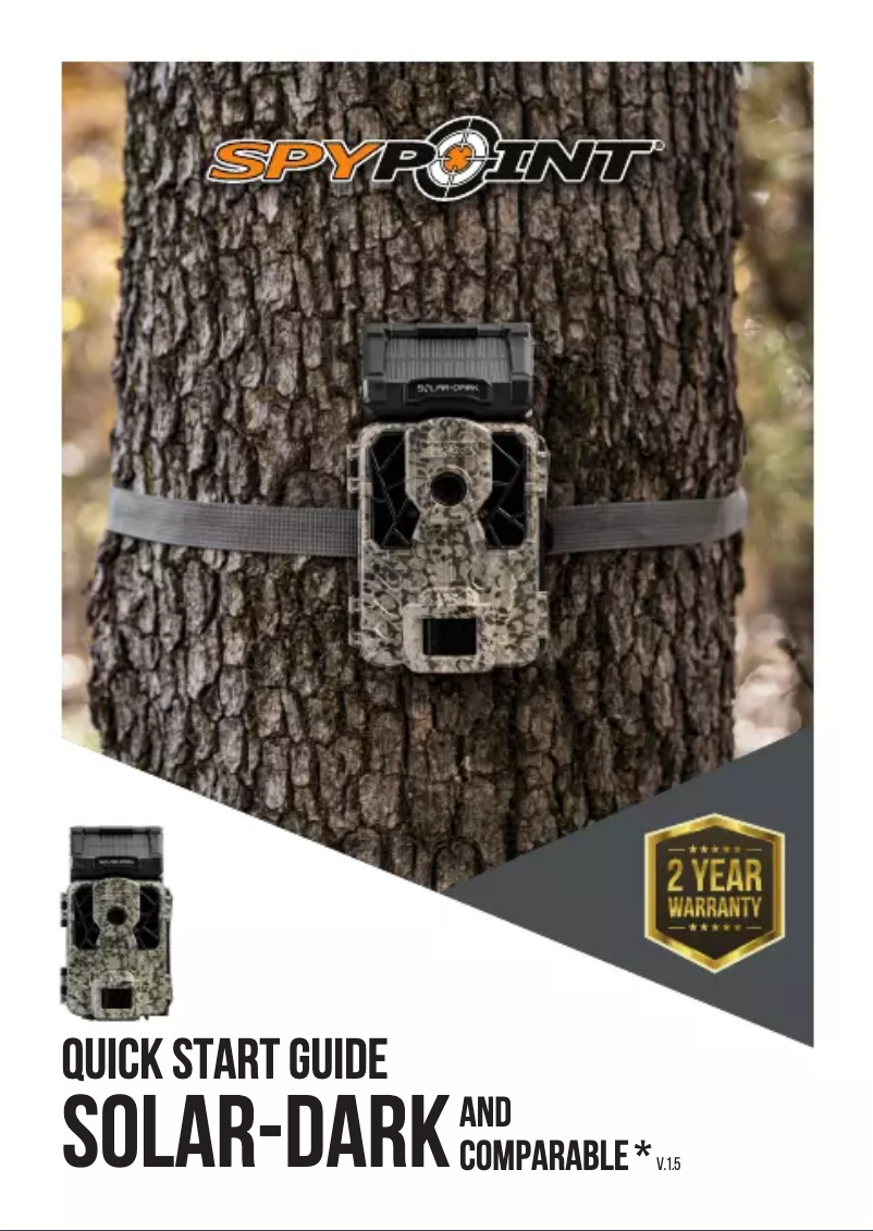 Image de la première page du manuel de l'appareil Solar-Dark