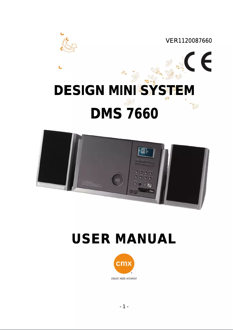 Image de la première page du manuel de l'appareil DMS 7660
