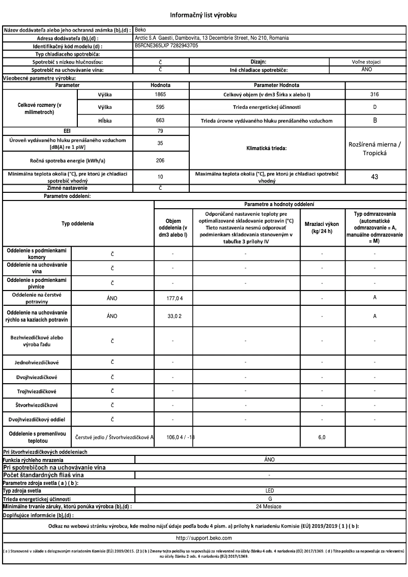 Image de la première page du manuel de l'appareil B5RCNE365LXP