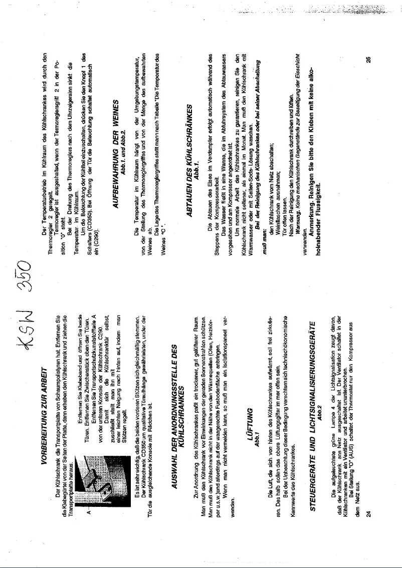 Page 1 de la notice Manuel utilisateur Bomann KSW 350