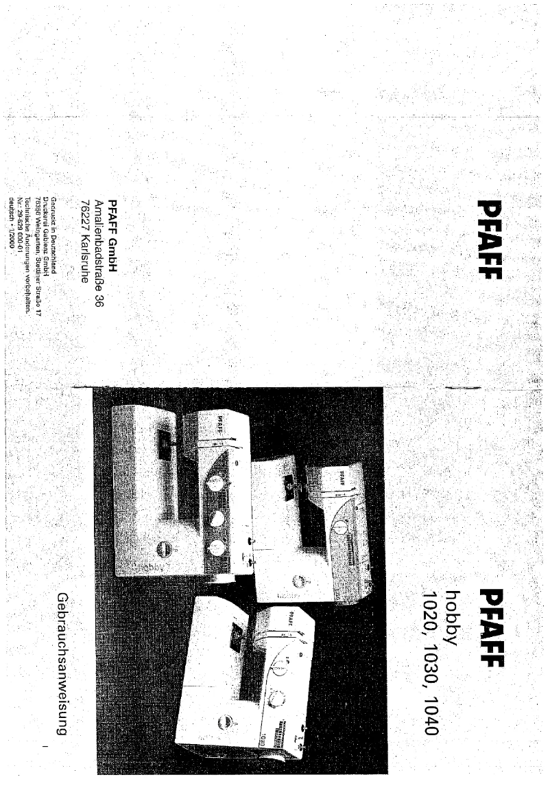 Imagen de la primera página del manual del dispositivo Hobby 1040