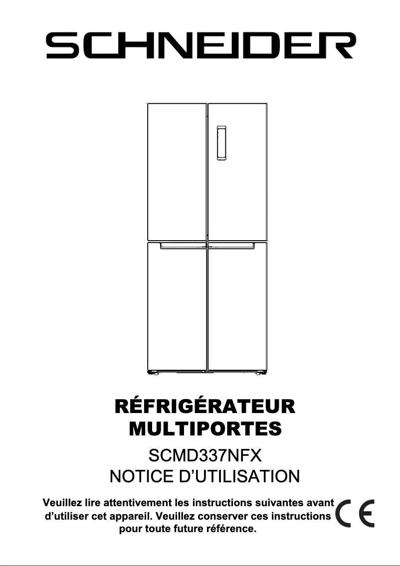 Page 1 de la notice Manuel utilisateur Schneider SCMD337NFX