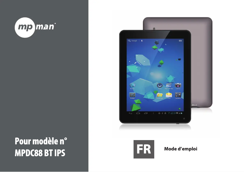 Página 1 del manual Manual de usuario Mpman MPDC88 BT IPS