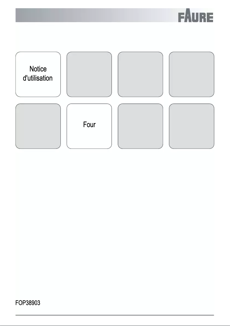 Imagen de la primera página del manual del dispositivo FOP38903BA