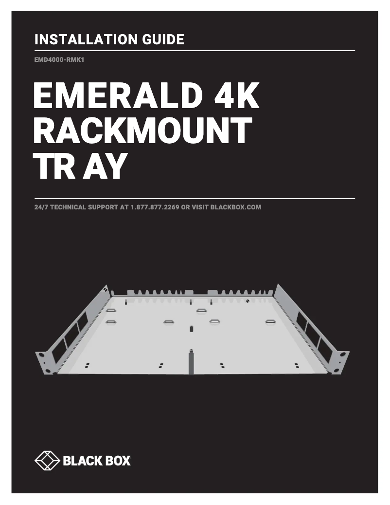 Image de la première page du manuel de l'appareil EMD4000-RMK1