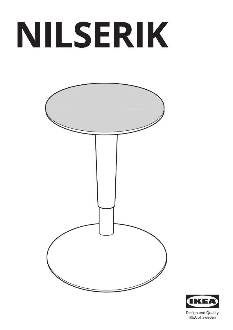 Image de la première page du manuel de l'appareil NILSERIK 305.406.48