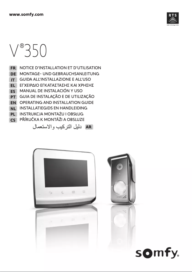 Image de la première page du manuel de l'appareil Visiophone V350 Connect