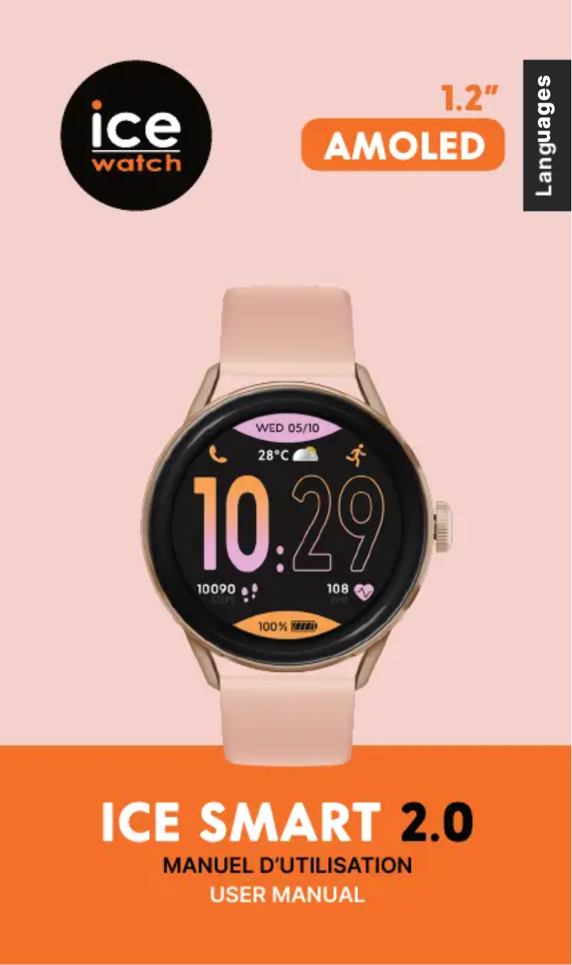Page 1 de la notice Manuel utilisateur ICE Watch Smart Two 1.20