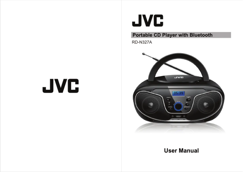 Page 1 de la notice Manuel utilisateur JVC RD-N327A