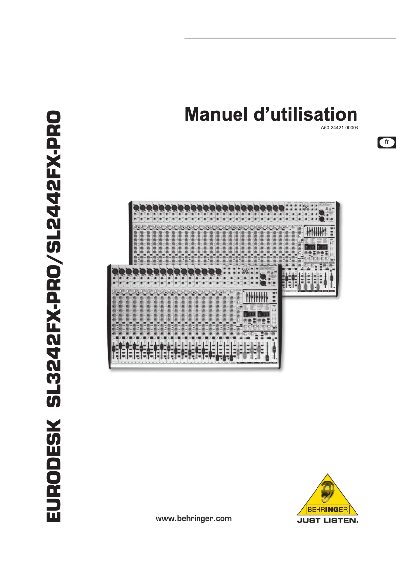 First page image of the manual for Eurodesk SL2442FX-PRO