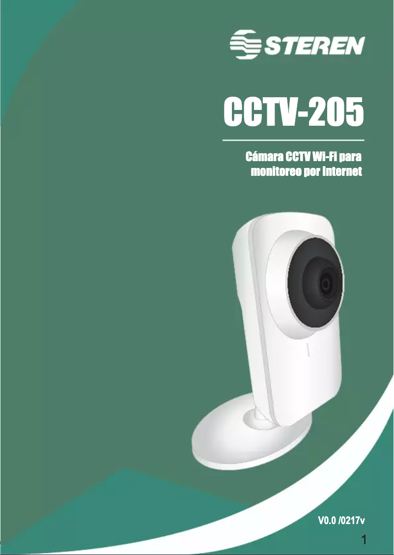 Image de la première page du manuel de l'appareil CCTV-205