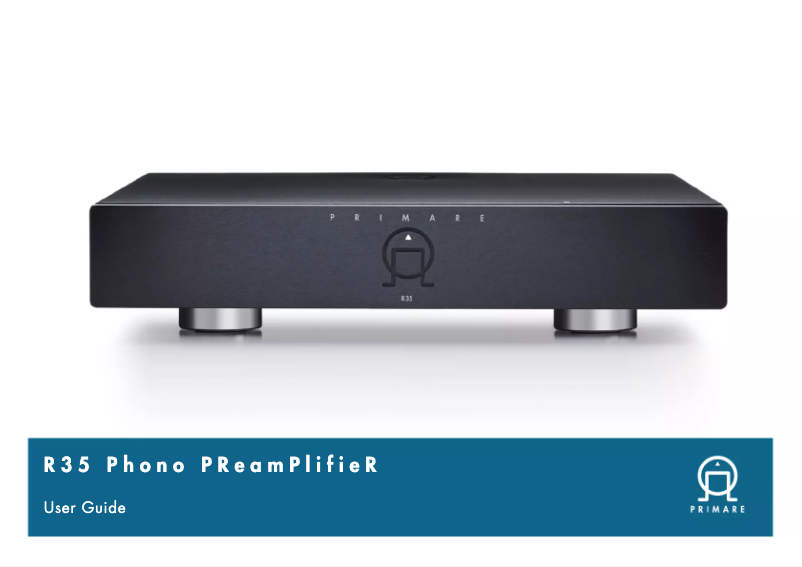 Page 1 de la notice Manuel utilisateur Primare R35