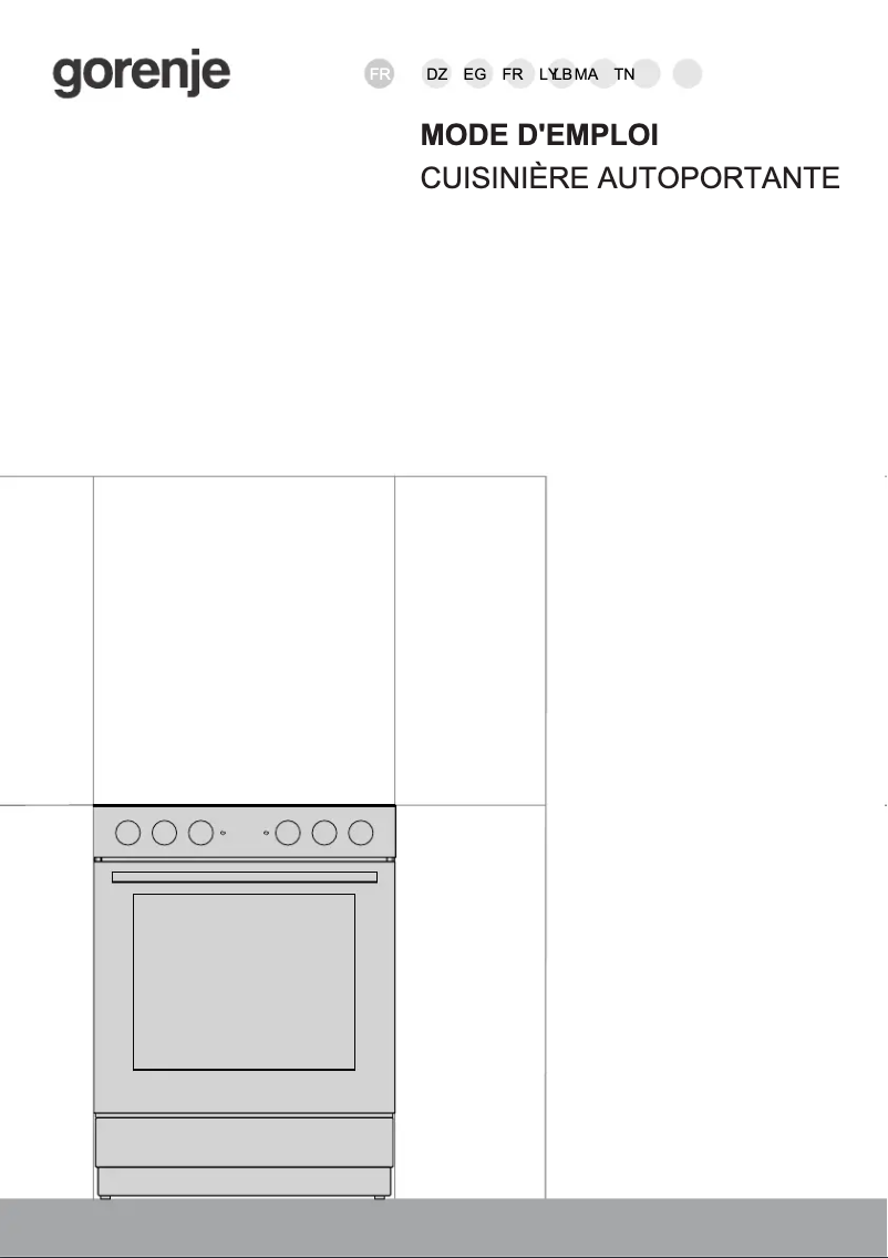Image de la première page du manuel de l'appareil GEC6A11SG