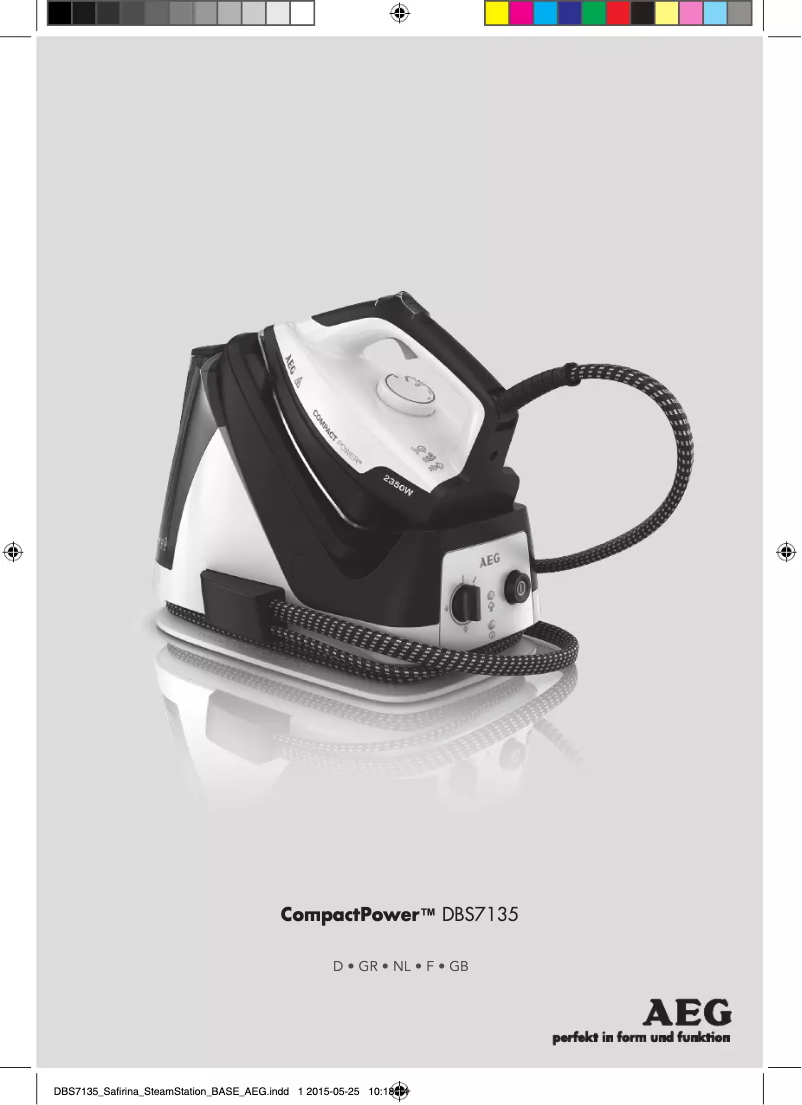 Page 1 de la notice Manuel utilisateur AEG CompactPower DBS7135