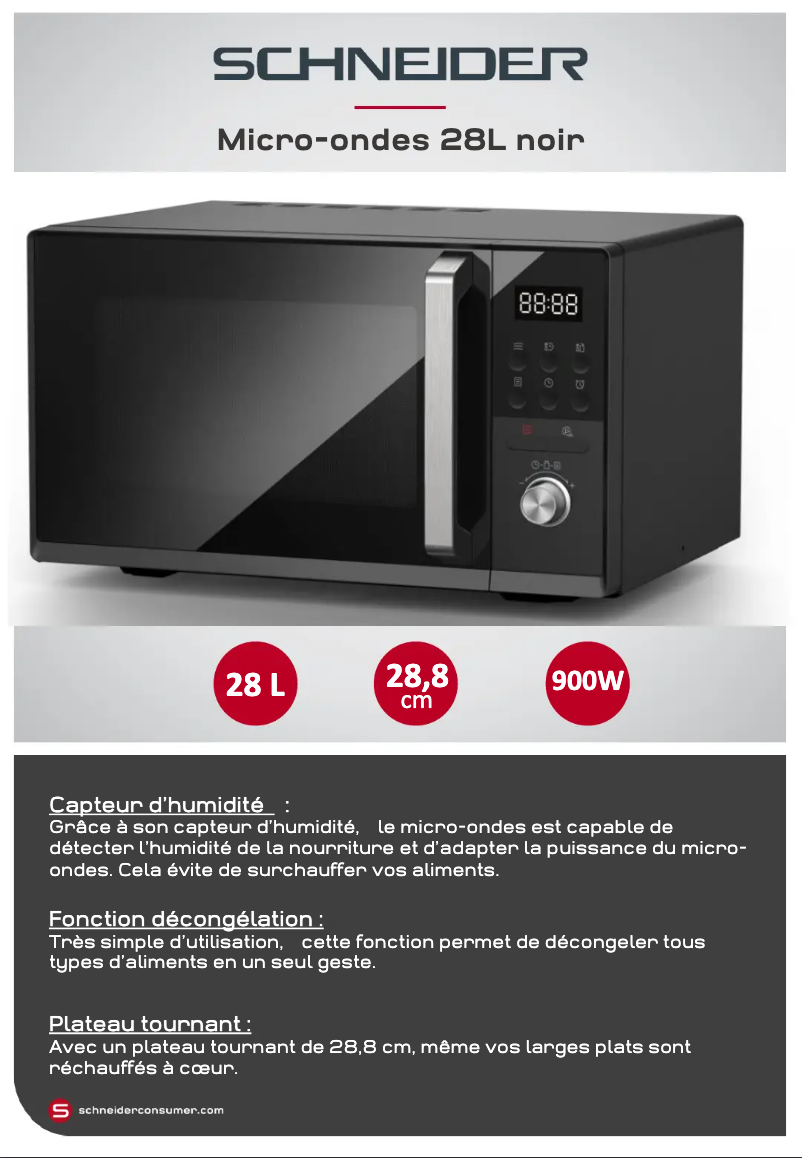 Page n°1 - Fiche technique Schneider SCMW2028SDB