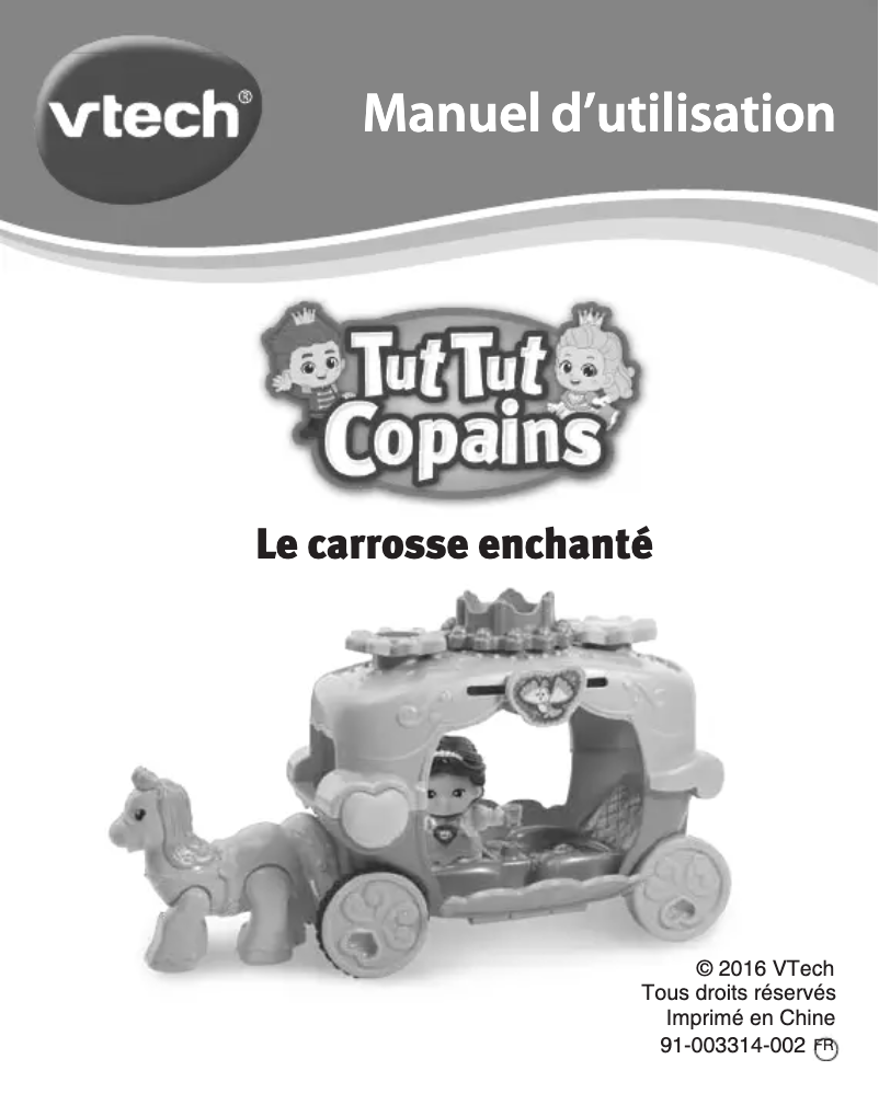 Página 1 del manual Manual de usuario Vtech Le carrosse enchante