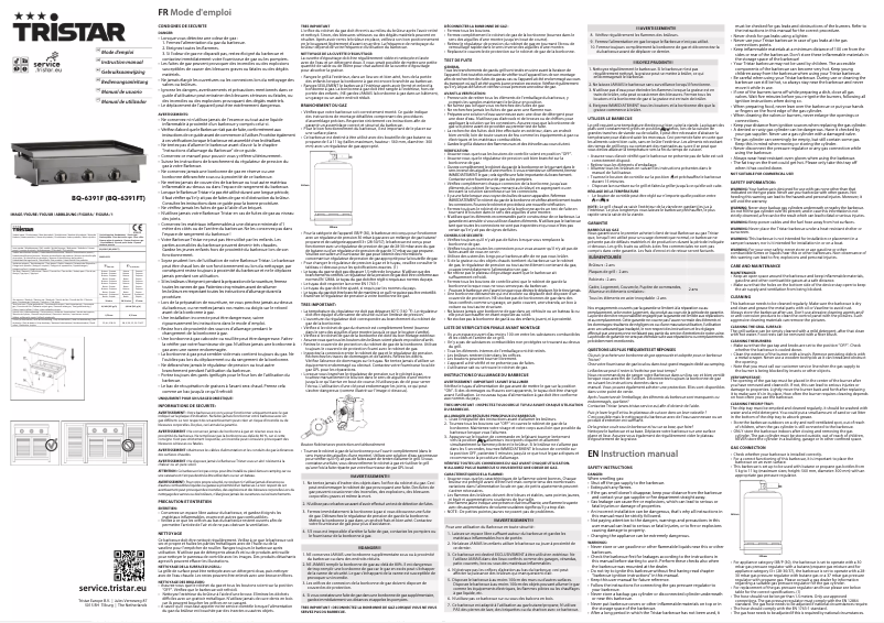 Image de la première page du manuel de l'appareil BQ-6391FT