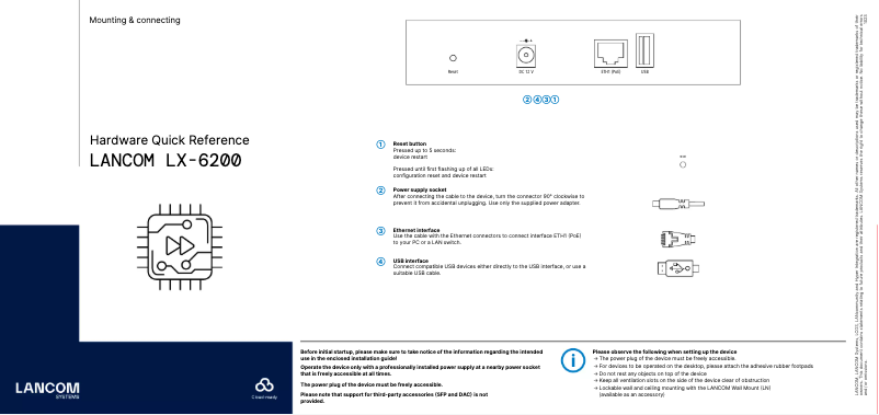 Image de la première page du manuel de l'appareil LX-6200