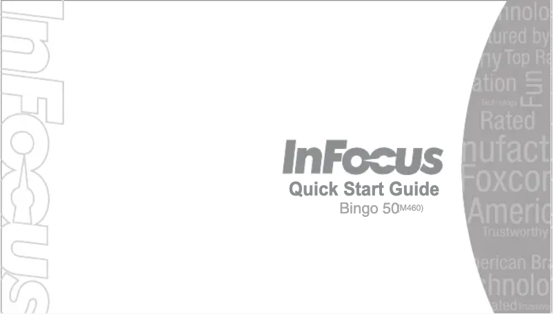 Page 1 de la notice Manuel utilisateur InFocus M460