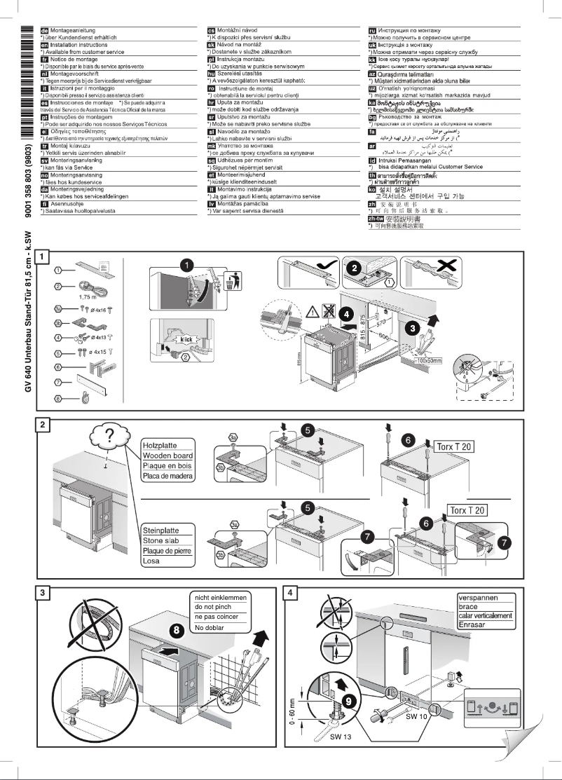 Page n°1 - Manuel utilisateur Siemens SN436S00IT