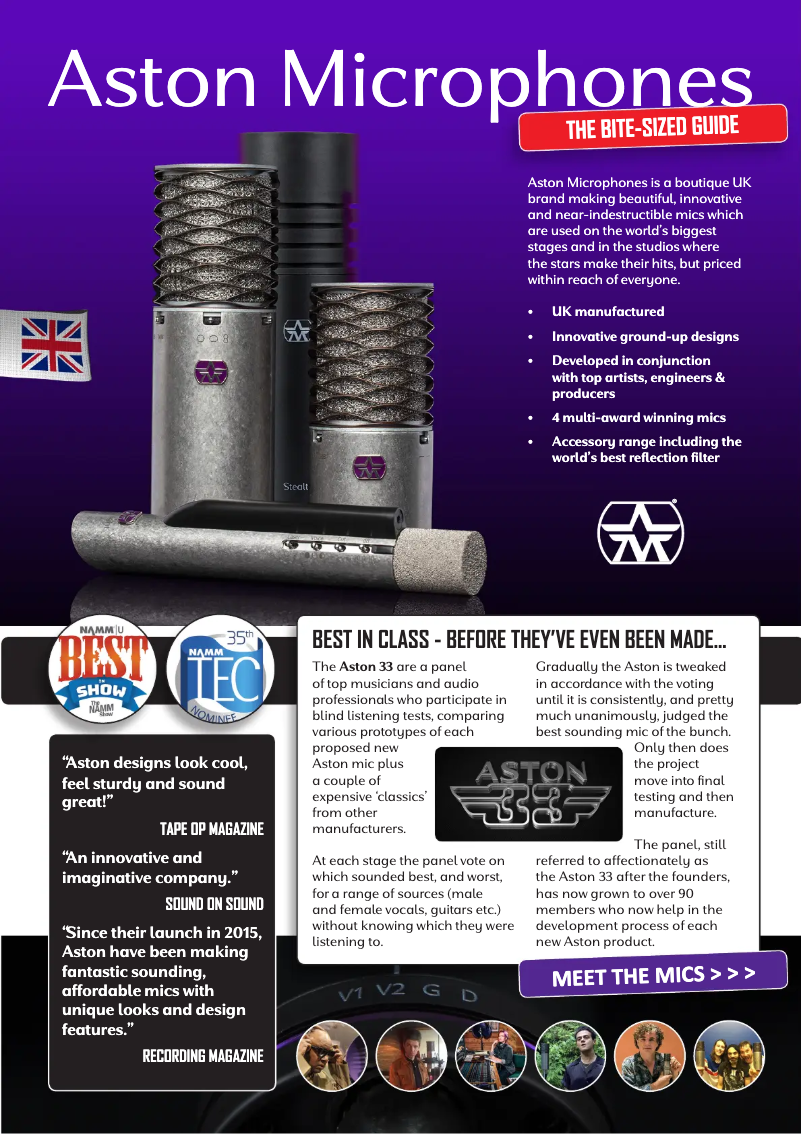 Page n°1 - Manuel utilisateur Aston SwiftShield