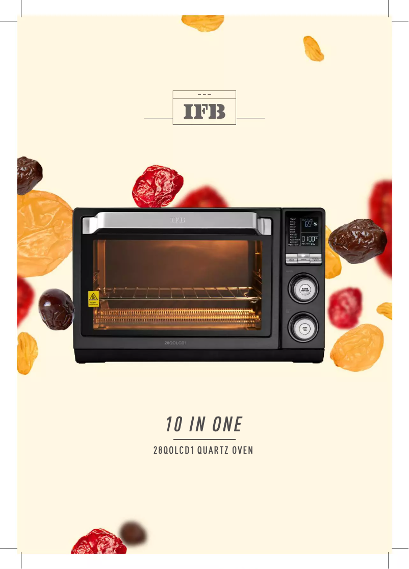 Page n°1 - Manuel utilisateur IFB 28QOLCD1