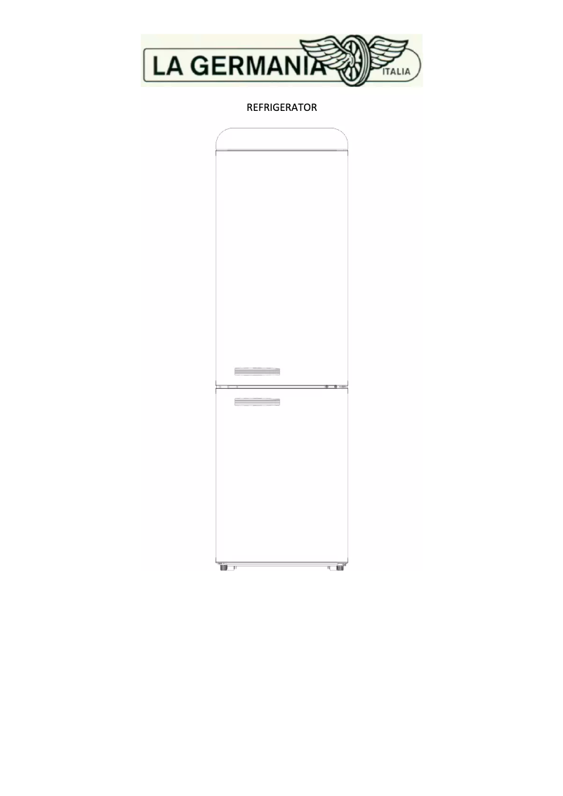Page 1 de la notice Manuel utilisateur La Germania COV310