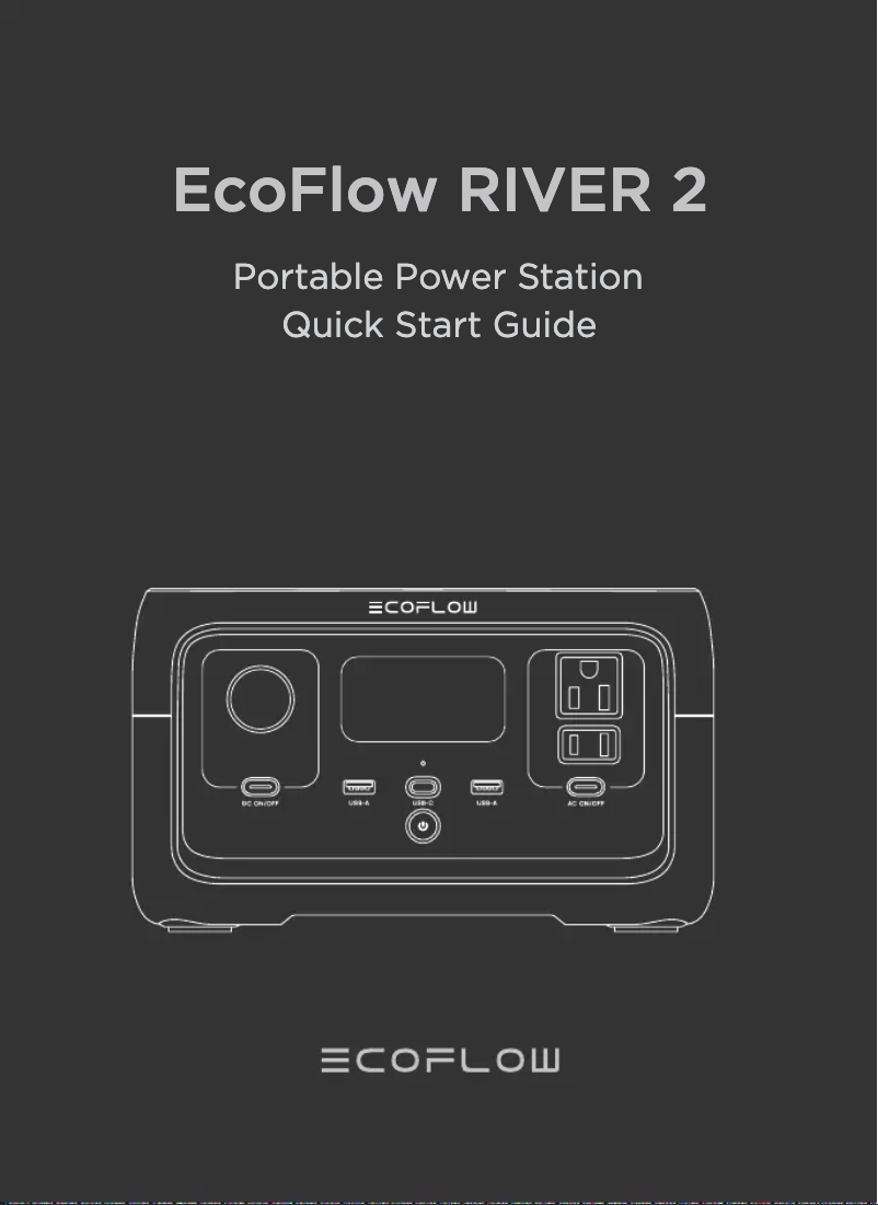 Page n°1 - Manuel utilisateur EcoFlow River