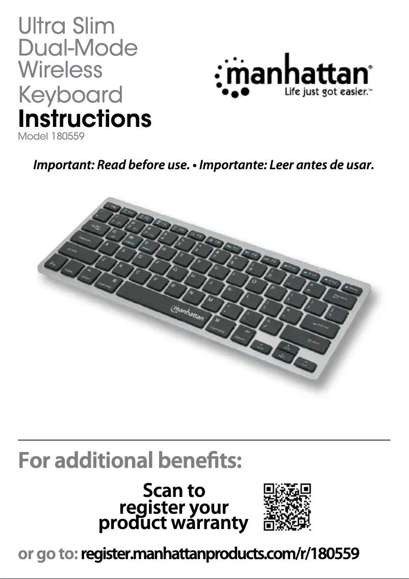 Image de la première page du manuel de l'appareil 180559