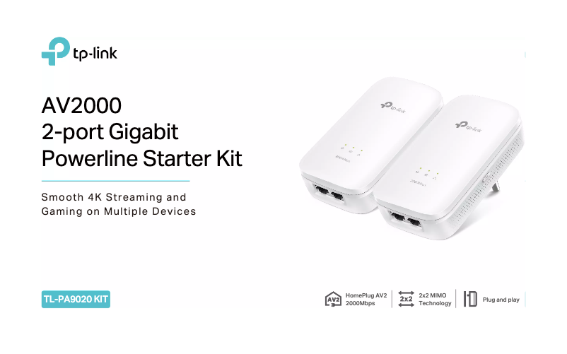 Image de la première page du manuel de l'appareil TL-PA9020 KIT