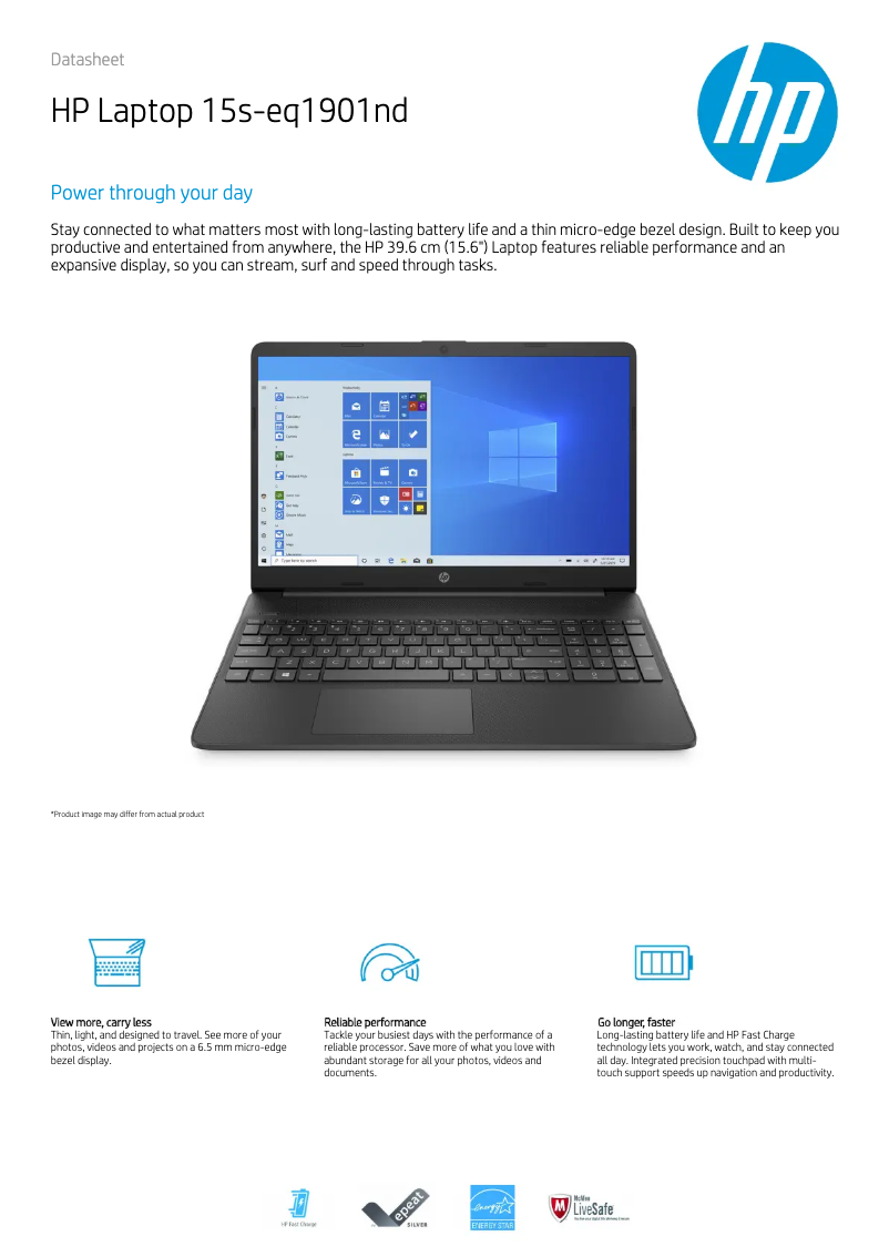 Image de la première page du manuel de l'appareil 15s-eq1901nd