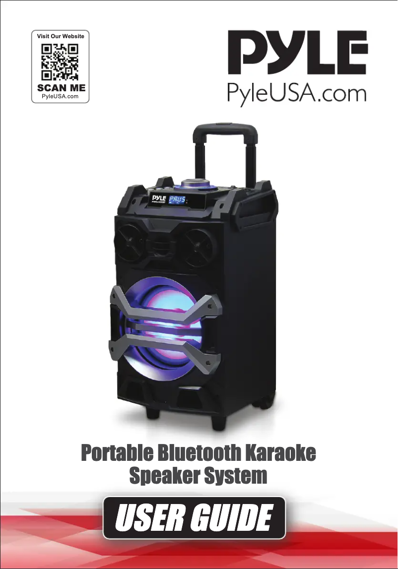 Page n°1 - Manuel utilisateur Pyle PWMA325BT