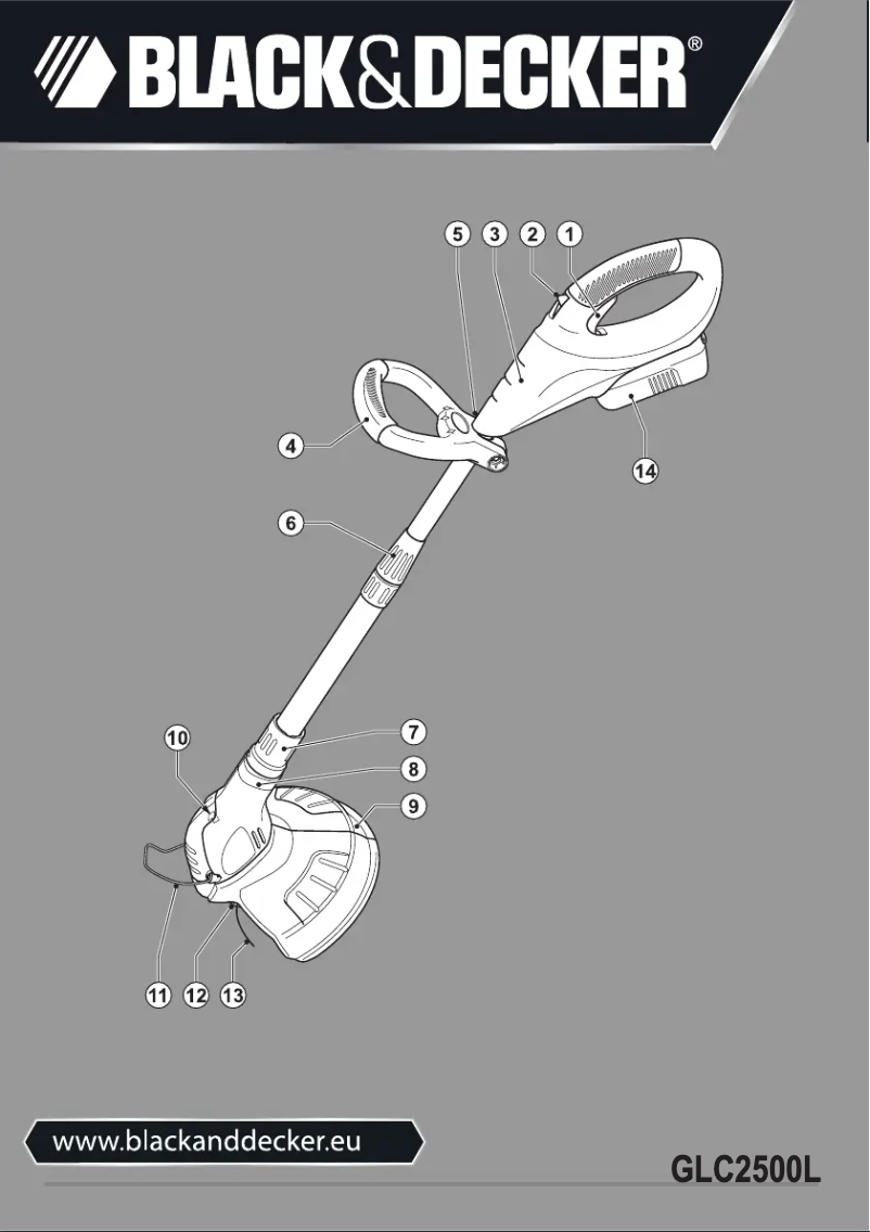 Page n°1 - Manuel utilisateur Black & Decker GLC2500L