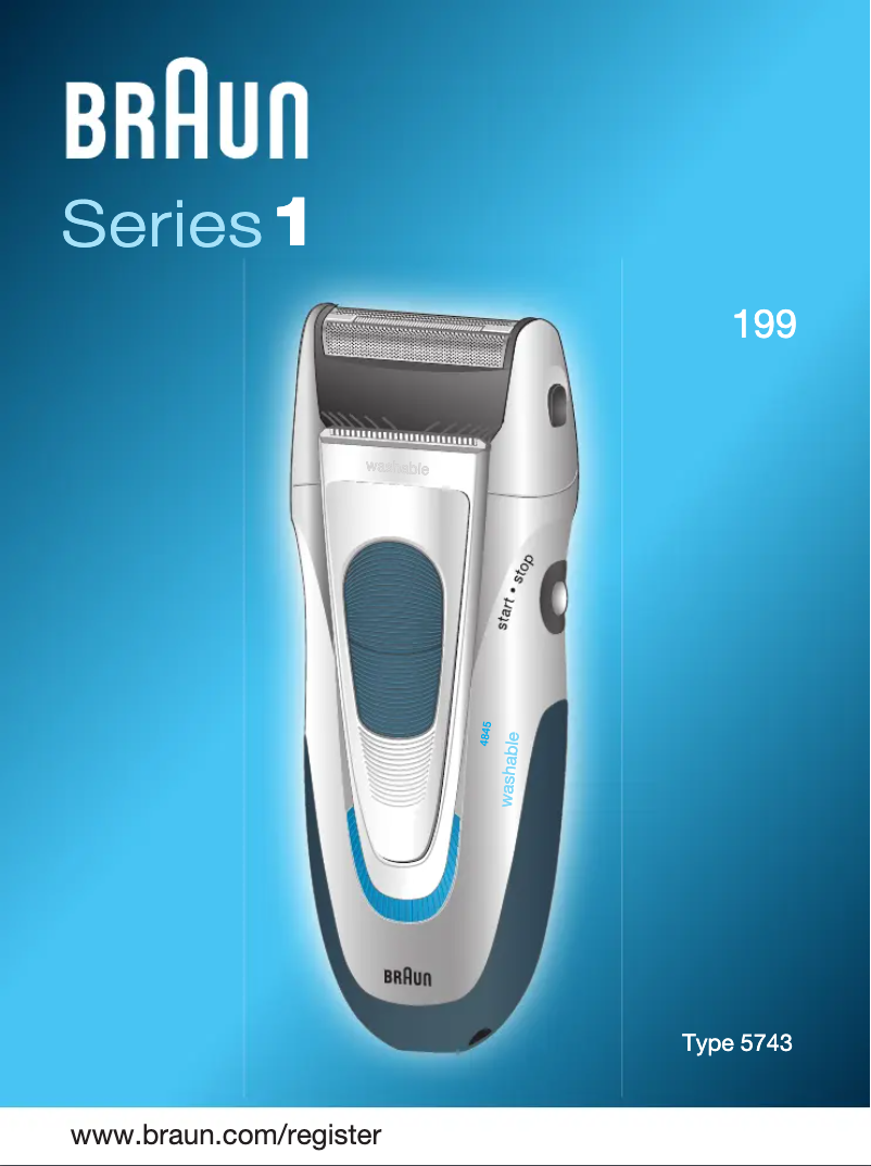 Image de la première page du manuel de l'appareil 199 Series 1