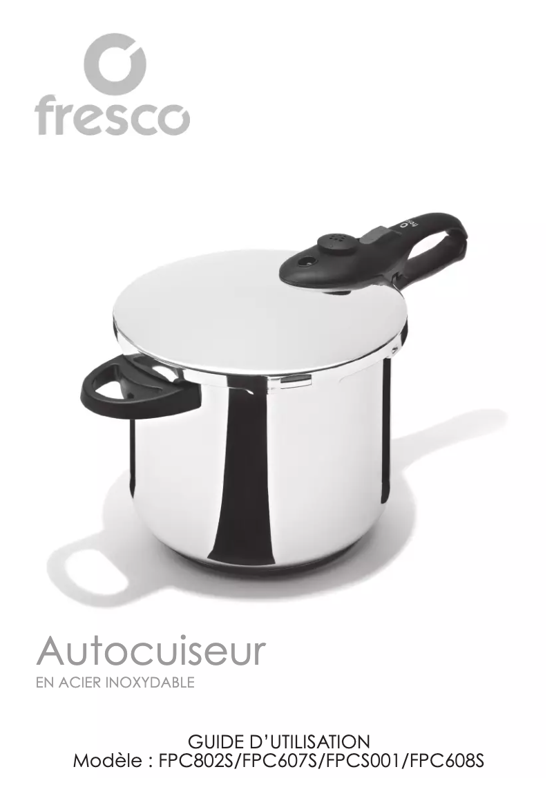 Page 1 de la notice Manuel utilisateur Fresco FPCS001