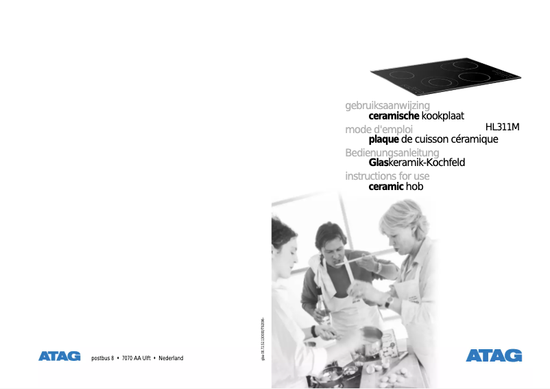 Page 1 de la notice Manuel utilisateur Atag HL311M