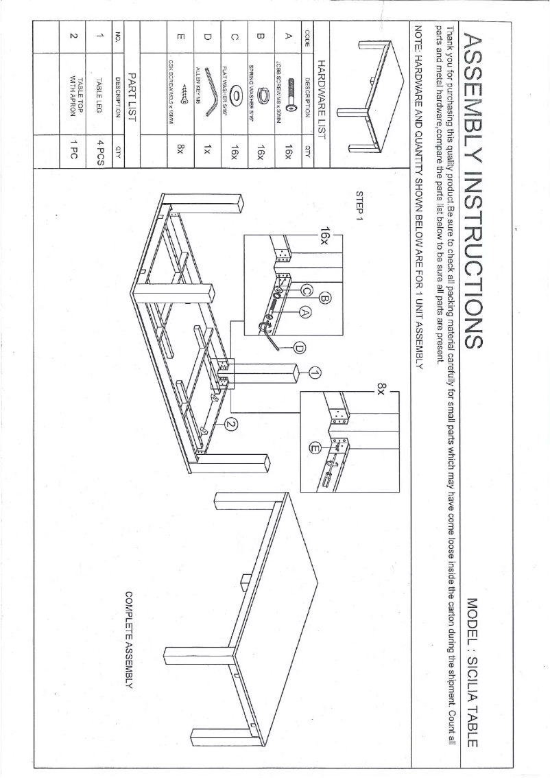 Página 1 del manual Manual de usuario Talgø Sicilia