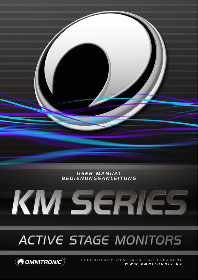 Page n°1 - Manuel utilisateur Omnitronic KM-115A