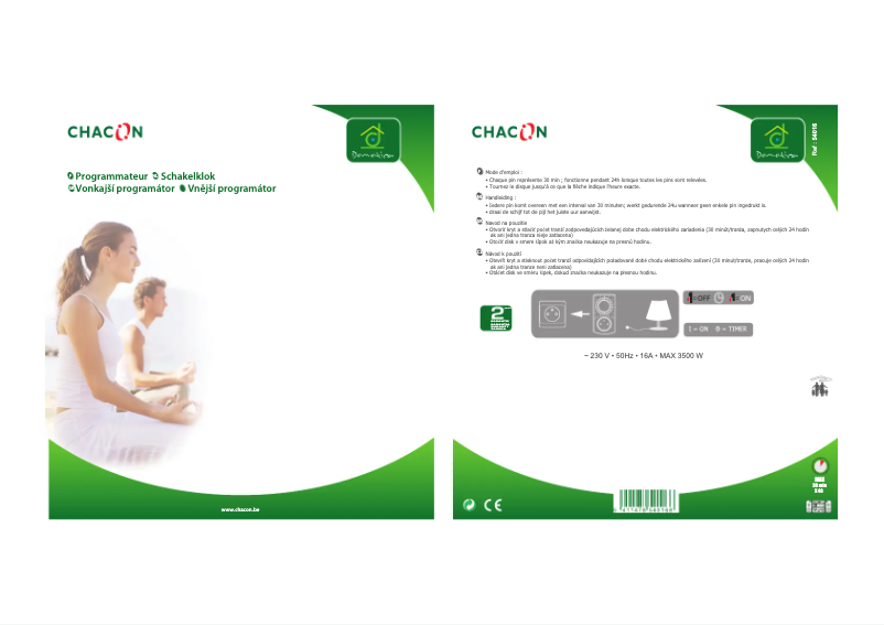 Page 1 de la notice Manuel utilisateur Chacon 54016