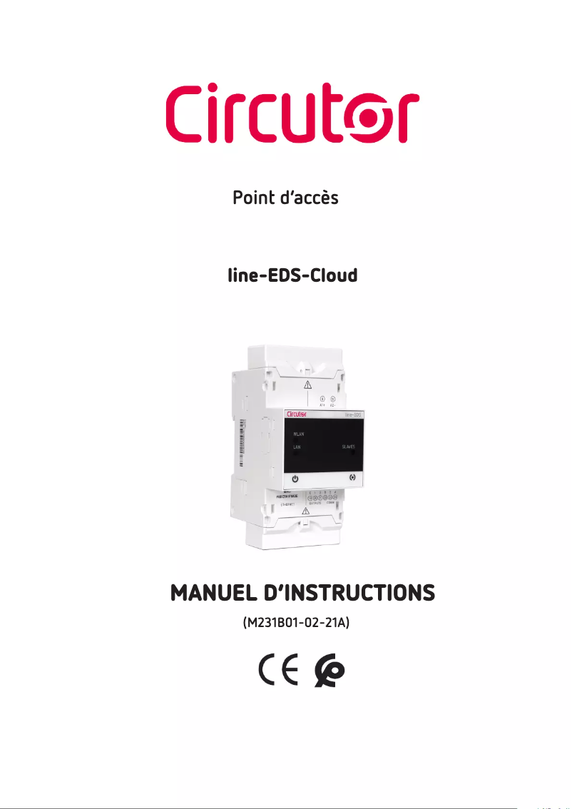 Page n°1 - Manuel utilisateur CIRCUTOR Line-EDS-Cloud