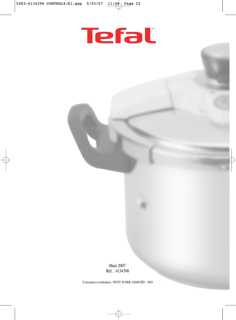 Page n°1 - Manuel utilisateur Tefal Clipso