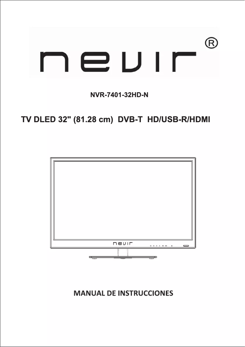 Page n°1 - Manuel utilisateur Nevir NVR-7401-32HD-N