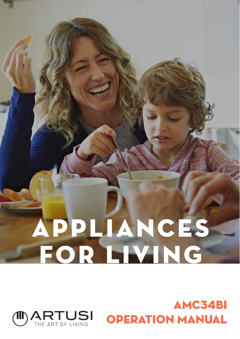 Page 1 de la notice Manuel utilisateur Artusi AMC34BI