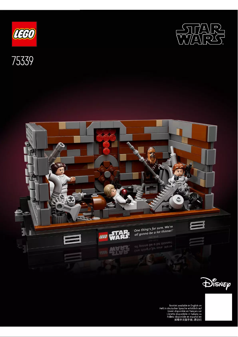 Image de la première page du manuel de l'appareil Star Wars 75339